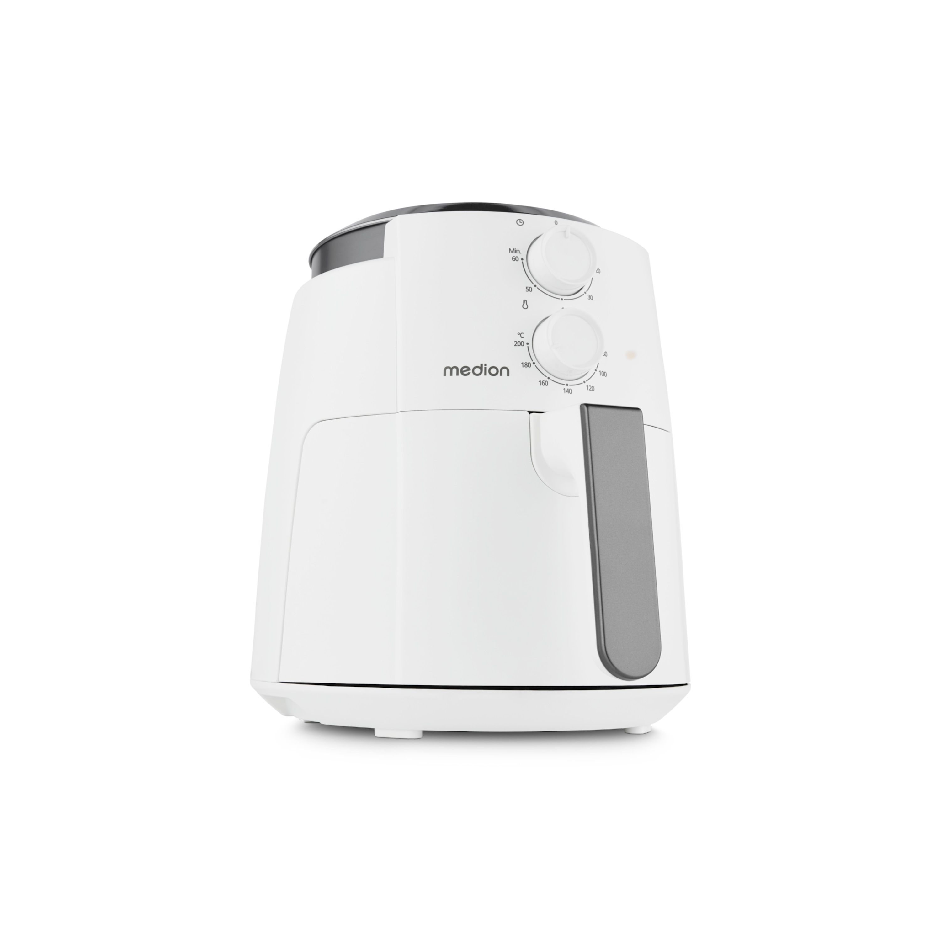 MEDION® LIFE Heißluftfritteuse P30 L (MD13020), 100 Rezepte in der Life+ App¹, 4,7 Liter Fassungsvermögen, 1.500 Watt, 60 min. Timer