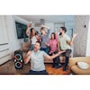 MEDION® LIFE® P61468 Partylautsprecher, PLL-UKW Radio, Bluetooth® 5.0, satter Sound, verschiedene Lichteffekte, X-Bass Bassanhebung, inkl. Mikrofon, 2 x 22 W RMS Ausgangsleistung
