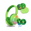 MEDION® LIFE HE-1 Kids Bluetooth Kinderkopfhörer, 3-stufiger Gehörschutz, bis zu 85 Std. Akkulaufzeit, MP3-Player, Bluetooth 5.4, AUX & microSD, LED-Lichtring, austauschbare Designs