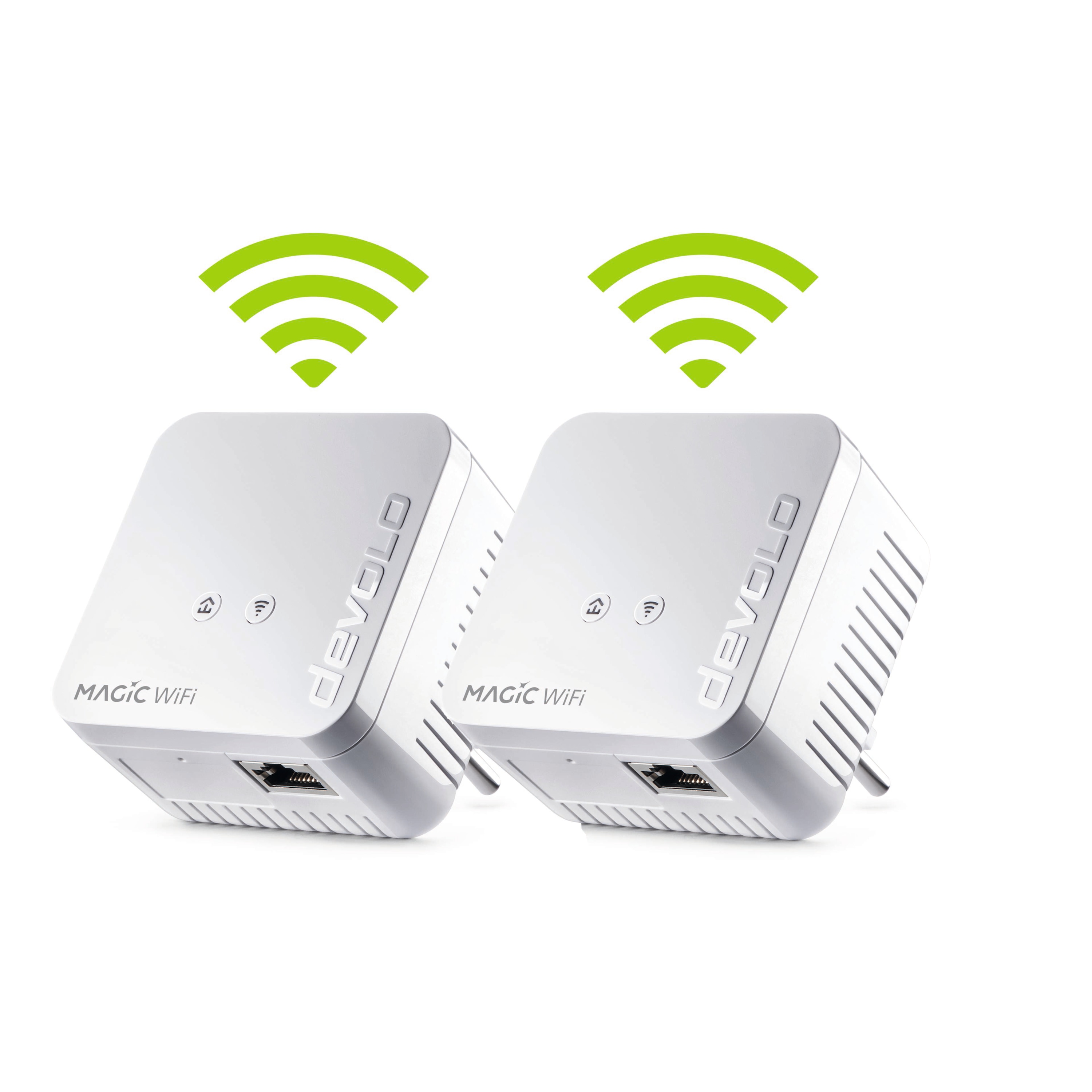 DEVOLO Magic 1 Wifi mini MD 88143, WLAN mit Mesh, Bis zu max. 1200 Mbit/s, 1x Fast Ethernet LAN-Anschluss, Reichweite bis zu 400 Meter