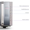MEDION® LIFE® 3in1 Mikrowelle MD 17495, Kombination aus Mikrowelle, Grill und Ofen, 10 Automatikprogramme, edles Design