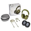 MEDION® Over Ear-Kopfhörer MEDION LIFE HX-1 Pure grün , bis zu 100 Stunden Akkulaufzeit, 3 EQ-Presets + 1 App-Preset, Bluetooth® 5.4 wireless technology, IPX4 Spritzwasserschutz