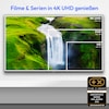 MEDION® LIFE® X14308 (MD 31640) Ultra HD LCD Smart-TV, 108 cm (43'') Ultra HD Display, HDR, PVR ready, NETFLIX, Prime Video, Disney+, DAZN, Paramount+ App, VIDAA Store, Bluetooth®, HD Triple Tuner, CI+