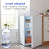MEDION® LIFE Kühlschrank MD370009, 76 L Nutzinhalt, 3 Ablagen & 2 Türfächer, temperaturregulierbar (0–8 °C), wechselbarer Türanschlag, Energieklasse E