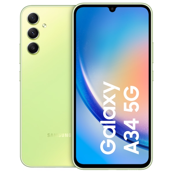 SAMSUNG Galaxy A34 5G 128 GB, Awesome Lime