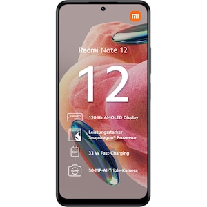XIAOMI Redmi Note 12, 64 GB, Onyx Gray