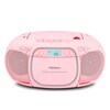MEDION® LIFE E66476 Tragbare CD-Boombox, CD-Player, Kassettendeck, FM-Radio, USB-MP3-Wiedergabe, 30 Senderspeicher, Batteriebetrieb