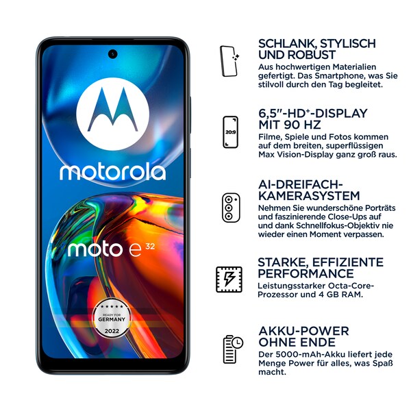 MOTOROLA moto e32 64 GB, Slate Grey