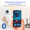 MEDION® LIFE® S66884 Duschradio, LED-Display, UKW-Radio, IPX6 Schutz, Bluetooth® 5.0, 30 W Ausgangsleistung (3 W RMS)