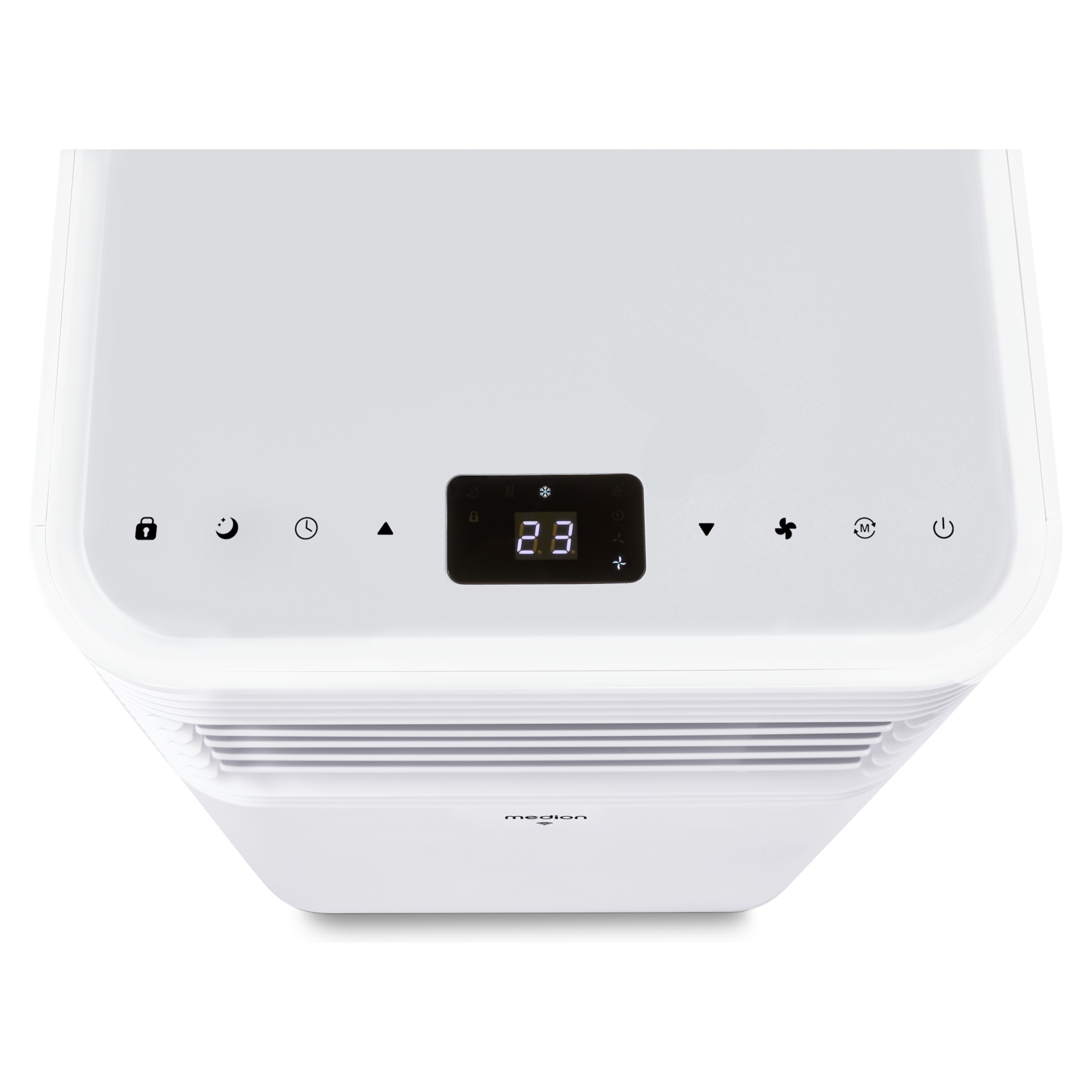 MEDION® LIFE® P701 Klimaanlage (MD 37672), Kühlen, Entfeuchten und Ventilieren, Kühlleistung 7.000 BTU, Kühlmittel R290, max. 25m², App- und Sprachsteuerung, Inkl. Fenster-Kit
