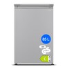 MEDION® LIFE Gefrierschrank MD370018 Silber, 85 L Nutzinhalt, 3 Türfächer, manuelle Abtauung, Temperaturbereich 0–5 °C, Energieklasse C, leiser Kompressorbetrieb (39 dB), wechselbarer Türanschlag