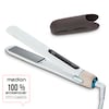 MEDION® LIFE HS1 Glätteisen, flexible Keramik-/Turmalin Heizplatten mit Temperatursensor, Display mit Temperaturanzeige, 5 regelbare Hitzestufen (165° - 210°)