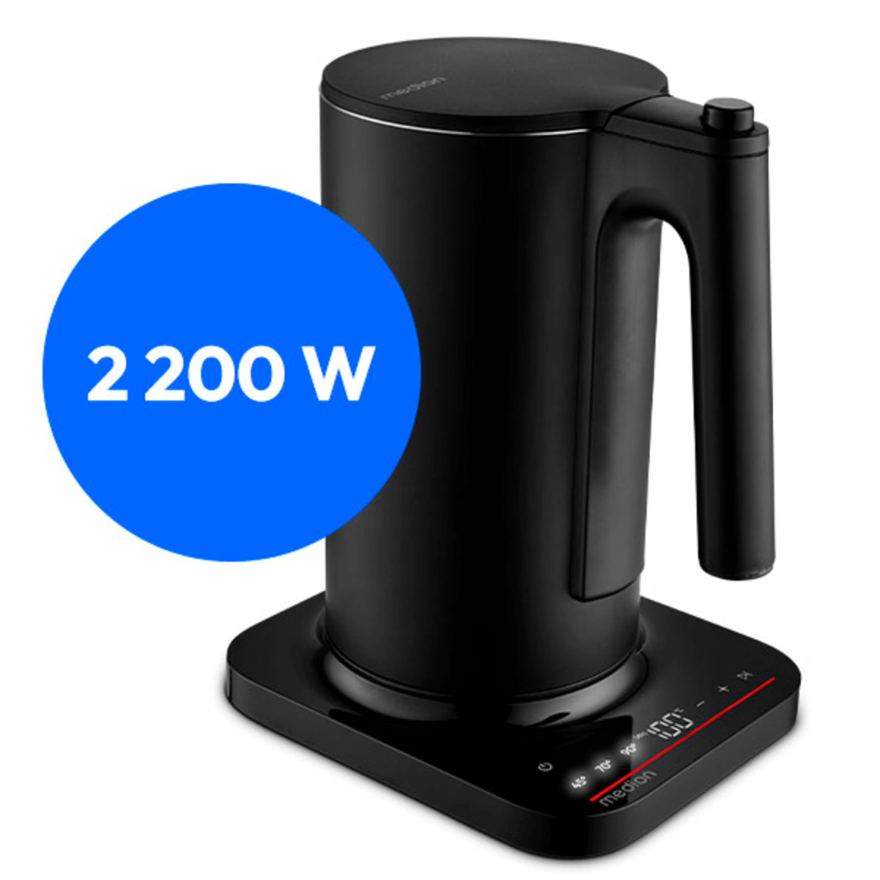 2200 Watt für schnelles und effizientes Erhitzen