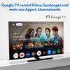 MEDION® LIFE® X8652505 (MD 865700) QLED Google TV™, 163,9 cm (65'') Ultra HD, HDR, Dolby Vision®, MEMC, PVR ready, Netflix, Amazon Prime Video, Bluetooth®, Dolby Atmos, DTS Virtual X, DTS X, HD Triple Tuner, CI+ Schnittstelle