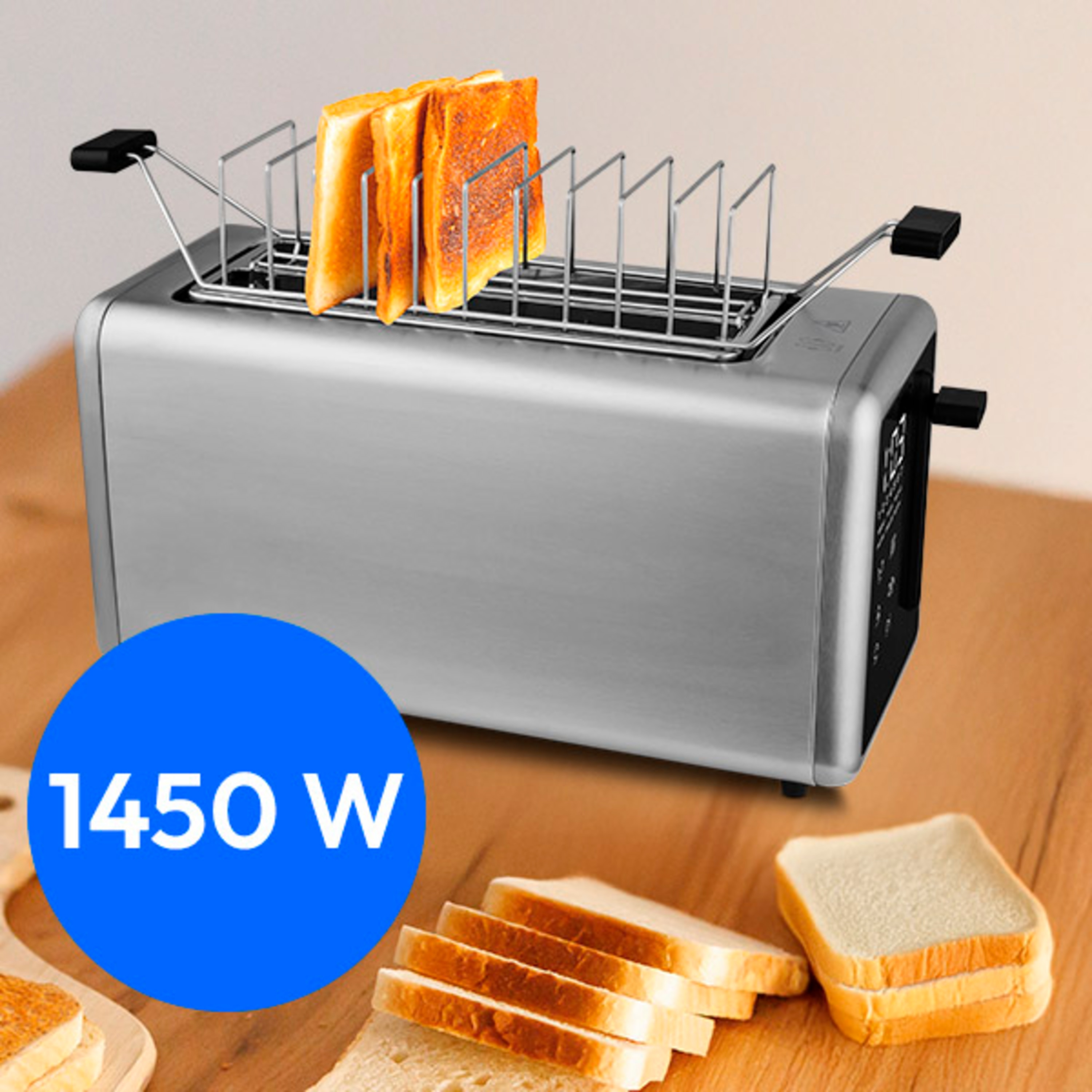 Starke Power für gleichmäßigen Toastgenuss