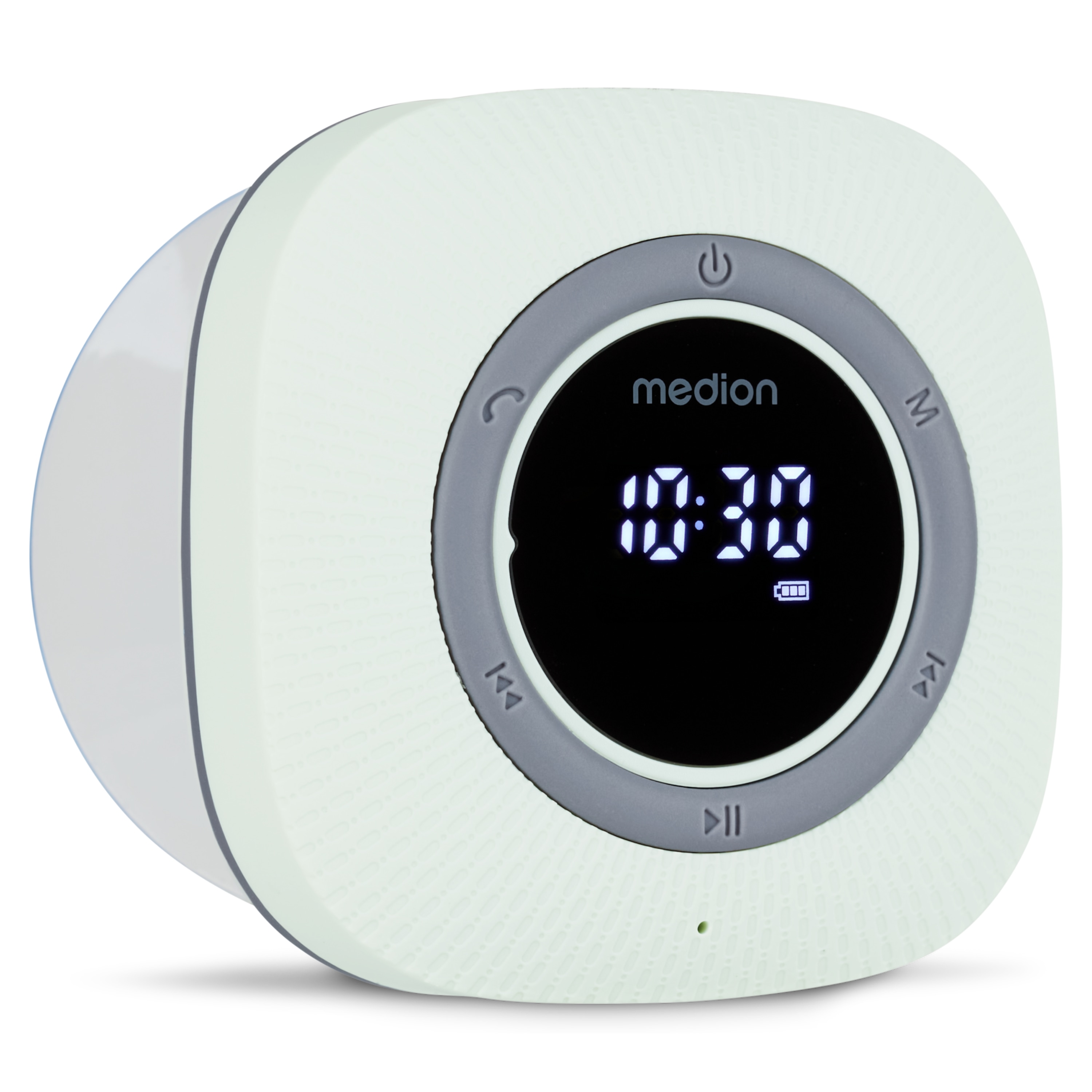 MEDION® LIFE® S66884 Duschradio, LED-Display, UKW-Radio, IPX6 Schutz, Bluetooth® 5.1, 30 W Ausgangsleistung (3 W RMS)