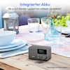 MEDION® LIFE® S66822 Tragbares DAB+ Radio, Farb-TFT Display 3,73 cm (1,47''), DAB+/UKW-Radio (je 40 Senderspeicher), Bluetooth® 5.3, integrierter Akku, extra kompakt, 2 W RMS