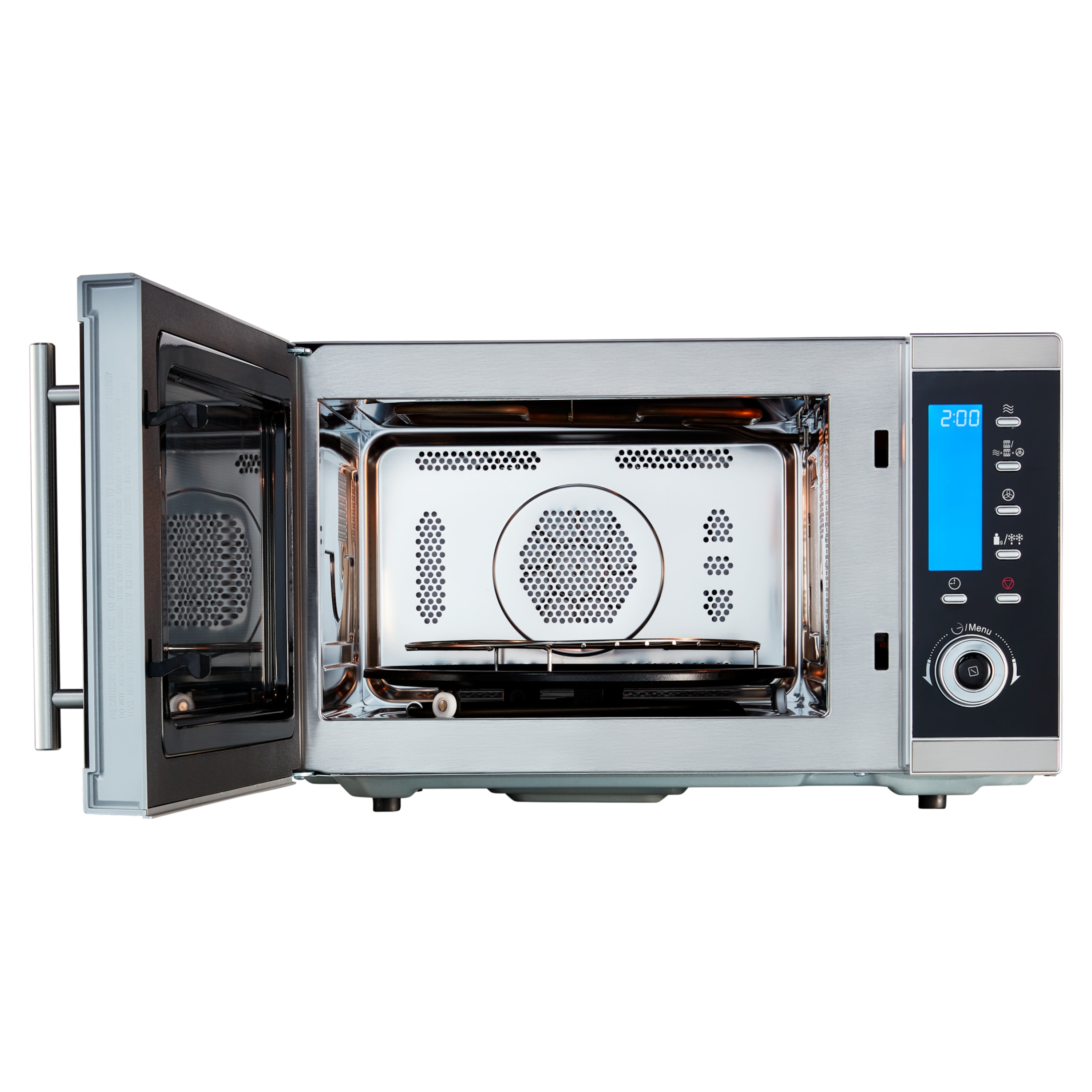 MEDION® LIFE® 4in1 Mikrowelle MD 15501, Kombination aus Mikrowelle, Ofen und Doppelgrill, 10 Automatikprogramme, 25 L Garinnenraum