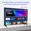 MEDION® LIFE® X8502500 (MD 850200) Ultra HD LCD Smart-TV, 125,7 cm (50'') Ultra HD Display, HDR, PVR ready, NETFLIX, Prime Video, Disney+, DAZN, Paramount+ App, VIDAA App Store, Bluetooth®, HD Triple Tuner, CI+ Schnittstelle