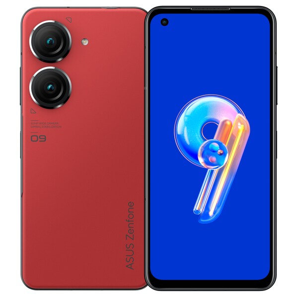 ASUS Zenfone 9 128 GB, 8 GB RAM, Sunset Red