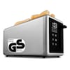 MEDION® MEDION LIFE Toaster MD12103, 2 lange Toastschlitze für bis zu 4 Toasts, LED Sensor-Touch-Display, 7 Bräunungsstufen und 5 Automatikprogramme