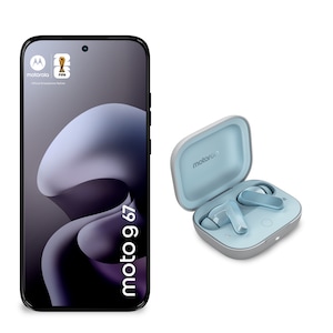 MOTOROLA moto g67 5G, 4/256 GB, Arctic Seal (XT2621-2) inkl. moto buds, Glacier Blue