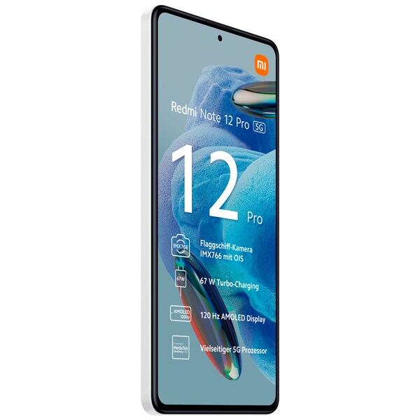 XIAOMI Redmi Note 12 Pro 5G, 128 GB, Weiß