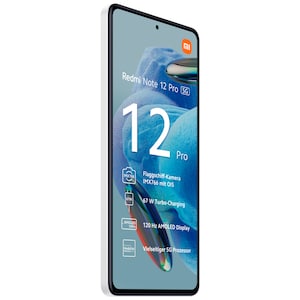 XIAOMI Redmi Note 12 Pro 5G, 128 GB, Weiß