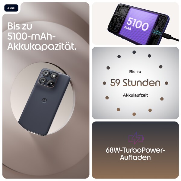 MOTOROLA edge 70 fusion 5G, 256 GB, Silhouette (XT2605-1)