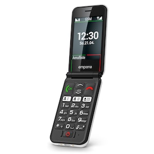 EMPORIA SIMPLICITYglam 4G, Weiß