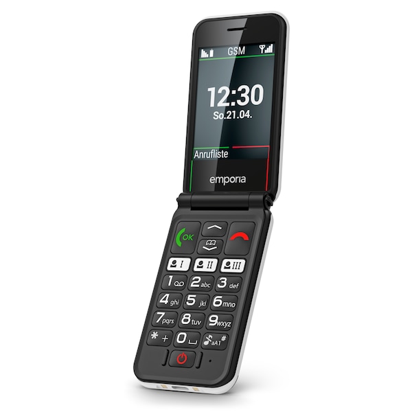 EMPORIA SIMPLICITYglam 4G, Weiß