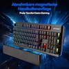 MEDION® ERAZER Supporter X20 mechanische Gaming Tastatur, extrem langlebige CHERRY MX RGB Red Switches, austauschbare Schalter und Tastenkappen, 100% Anti-Ghosting, RGB-Hintergrundbeleuchtung, hochwertige Oberfläche