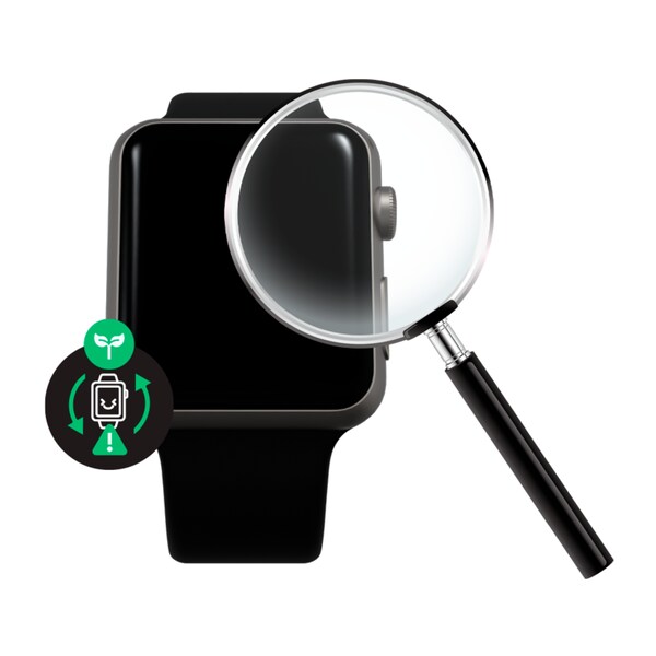 RENEWD Watch Series 5 44 mm, space grey/schwarz