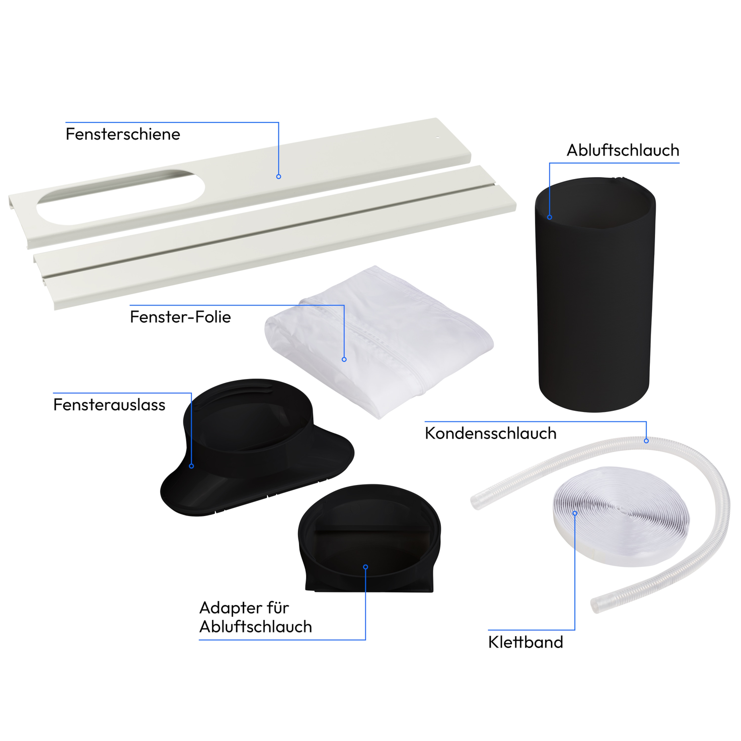 MEDION® LIFE® P901 Klimaanlage (MD 37732), Kühlen, Entfeuchten und Ventilieren, Kühlleistung 9.000 BTU, Kühlmittel R290, max. 32m², App- und Sprachsteuerung, Inkl. Fenster-Kit