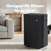 MEDION® MEDION® LIFE® P1202 Klimaanlage (MD 100134), Kühlen, Entfeuchten und Ventilieren, 12.000 BTU Kühlleistung, Kältemittel R290, für Räume bis 42 m², App- und Sprachsteuerung, Auto-Swing-Funktion, inkl. Fenster-Kit