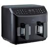 MEDION® LIFE® P20 XXL Twin Doppelzonen-Heißluftfritteuse MD 11760, 100 Rezepte in der Life+ App, 2 separate Garzonen, 9 Automatikprogramme, 8,7 L Gesamt-Nutzinhalt, 2.600 Watt, Temperatur einstellbar bis 200 °C