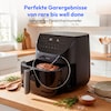 MEDION® LIFE Heißluftfritteuse X20 XL (MD13060), Temperaturfühler, MEDION Life+ App, Touch-Sensor- Bedienfeld, 6,6 L Fassungsvermögen, 10 Automatikprogramme, 5 Fleischprogramme