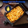 MEDION® LIFE® P20 XXL Twin Doppelzonen-Heißluftfritteuse MD 11760, 100 Rezepte in der Life+ App, 2 separate Garzonen, 9 Automatikprogramme, 8,7 L Gesamt-Nutzinhalt, 2.600 Watt, Temperatur einstellbar bis 200 °C