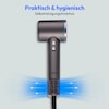 MEDION® LIFE HD1 Haartrockner mit Ionen-Technologie, 1.600 Watt, Selbstreinigungsfunktion, Magnetische Aufsätze: Stylingdüse und Diffusor, 3 Temperatur- und 2 Luftstromstufen