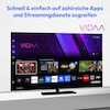 MEDION® LIFE® X8432501 (MD 843300) LCD Smart-TV, 108 cm (43'') Ultra HD Display, HDR, Dolby Vision®, MEMC, PVR ready, VIDAA App Store, NETFLIX, Disney+, Paramount+ & Amazon Prime Video App, Bluetooth®, DTS X, Dolby Atmos®, HD Triple Tuner