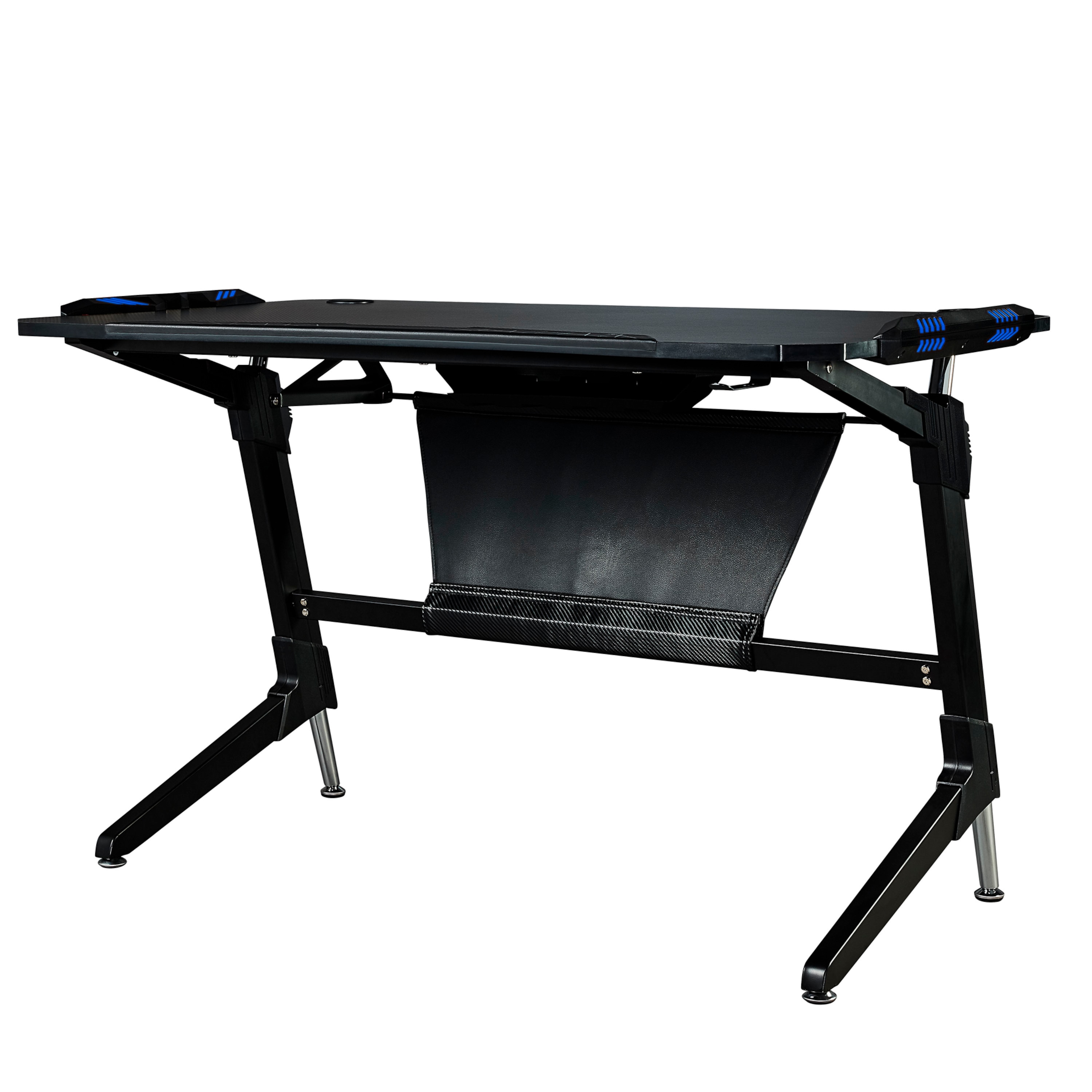 MEDION® ERAZER® X89020 E-Sport Gaming Tisch & ERAZER® X89410 Gaming Stuhl (blau) - ARTIKELSET