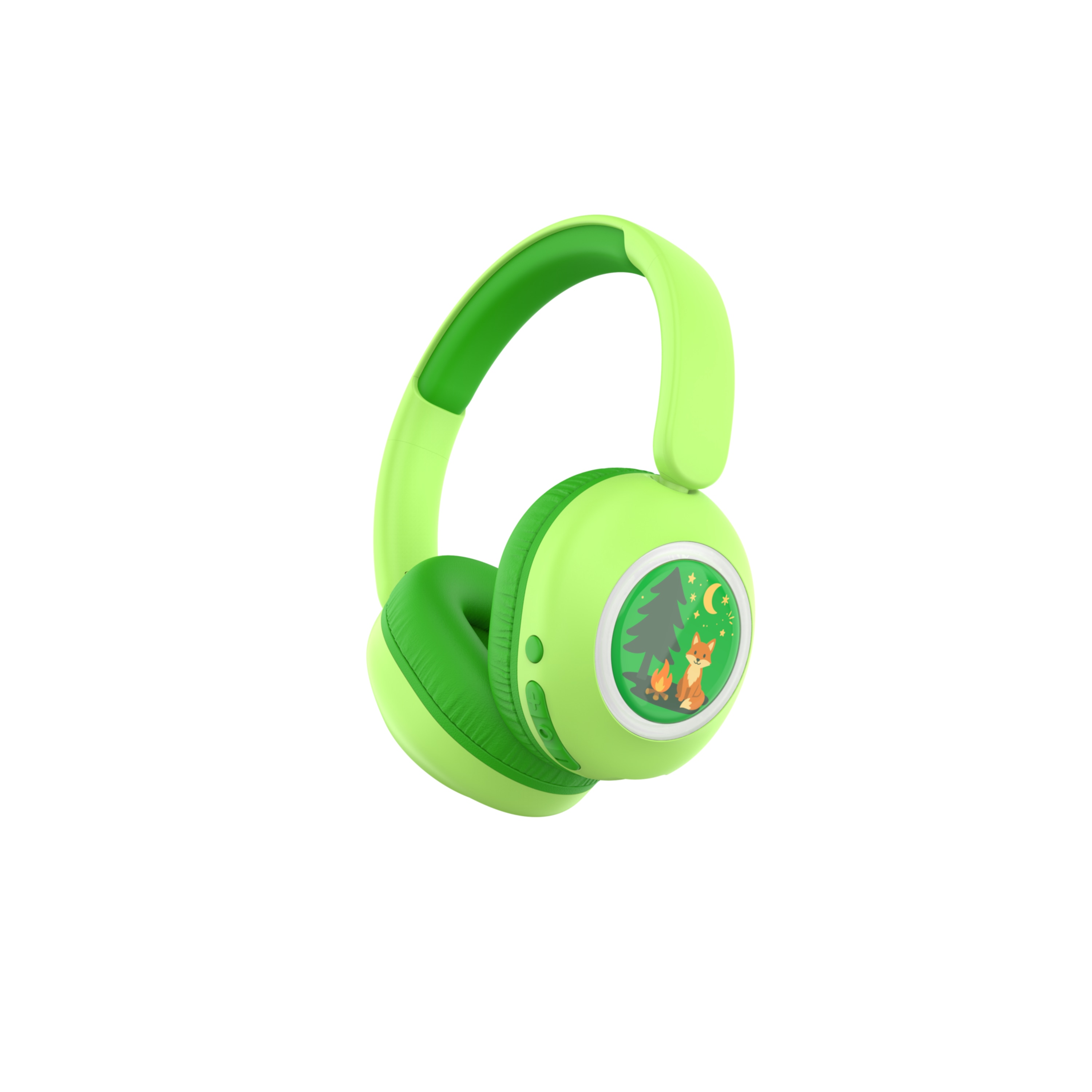 MEDION® LIFE HE-1 Kids Bluetooth Kinderkopfhörer, 3-stufiger Gehörschutz, bis zu 85 Std. Akkulaufzeit, MP3-Player, Bluetooth 5.4, AUX & microSD, LED-Lichtring, austauschbare Designs