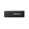 MEDION® E88105 USB 3.0-stick | 128 GB | robuuste aluminium behuizing | plug & play | Zwart