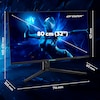 MEDION® ERAZER® Spectator X50 (MD 21732), QHD Monitor, 80 cm (32''), QHD Display, 165Hz, HDR10, HDMI® Anschluss und DisplayPort