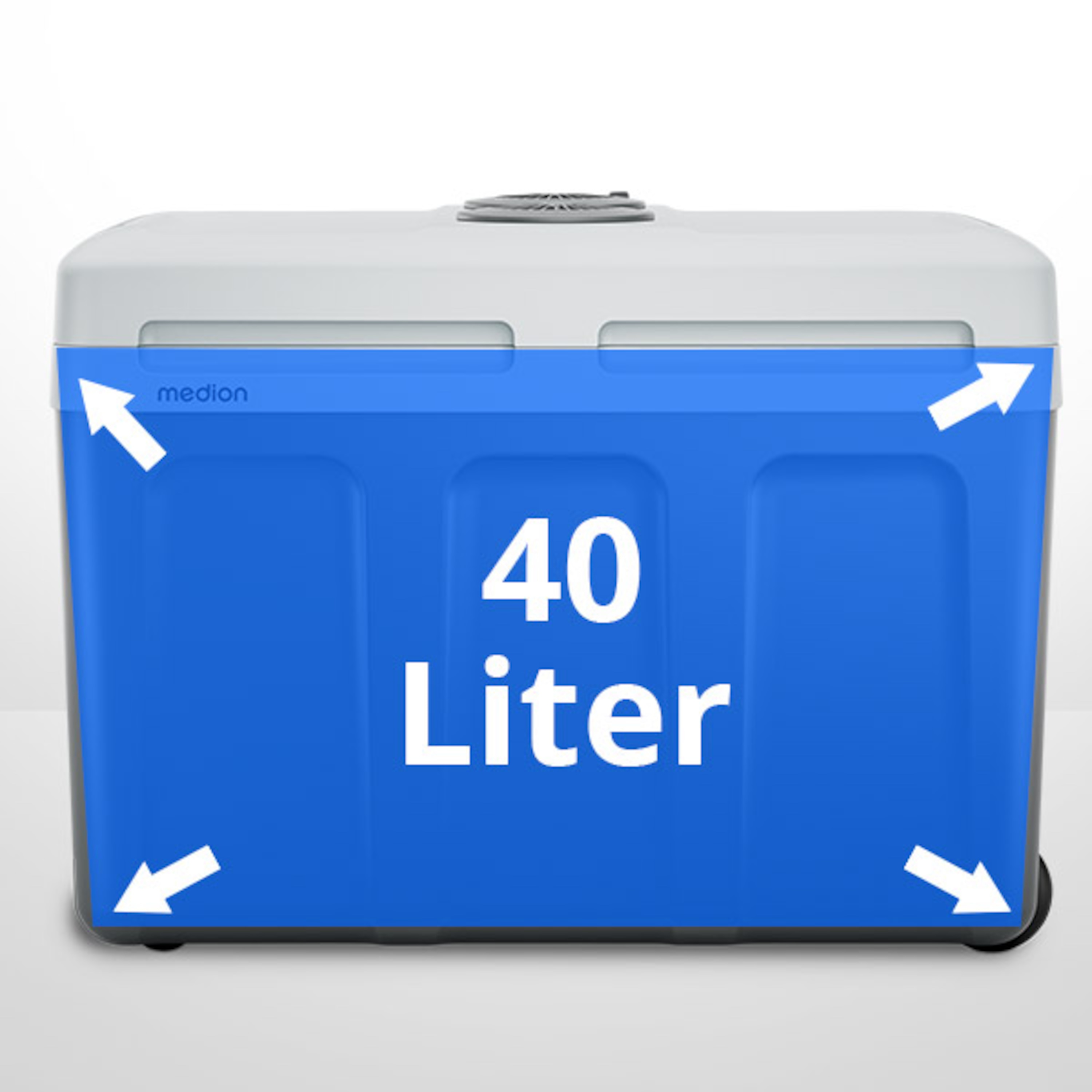 40 Liter – Großzügiger Stauraum
