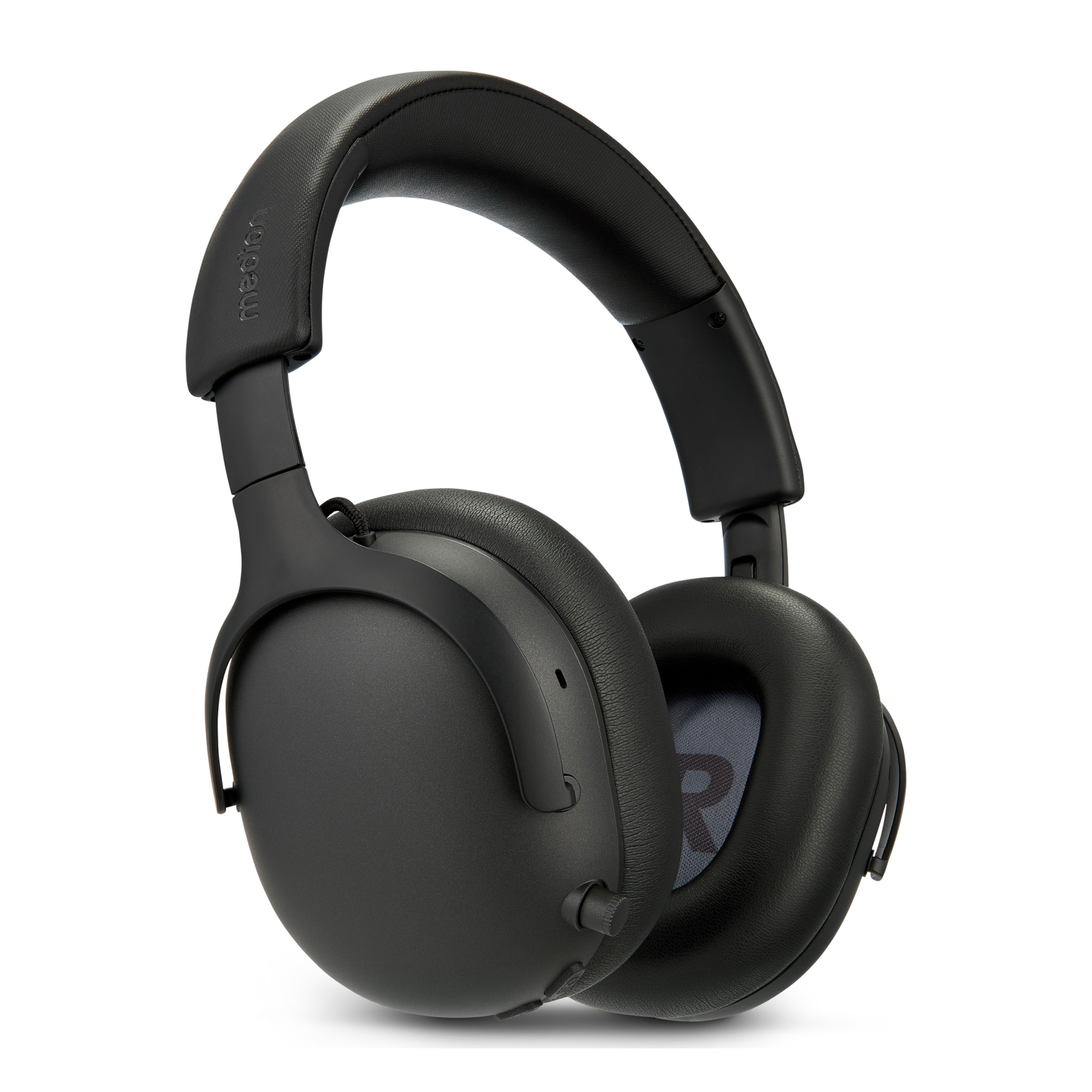 MEDION® LIFE HX-1 Plus Over Ear-Kopfhörer, bis zu 100 Stunden Akkulaufzeit, 5 EQ-Presets + 1 App-Preset, Feed Forward Noise Cancelling, Bluetooth® 6.0 wireless technology, IPX4 Spritzwasserschutz