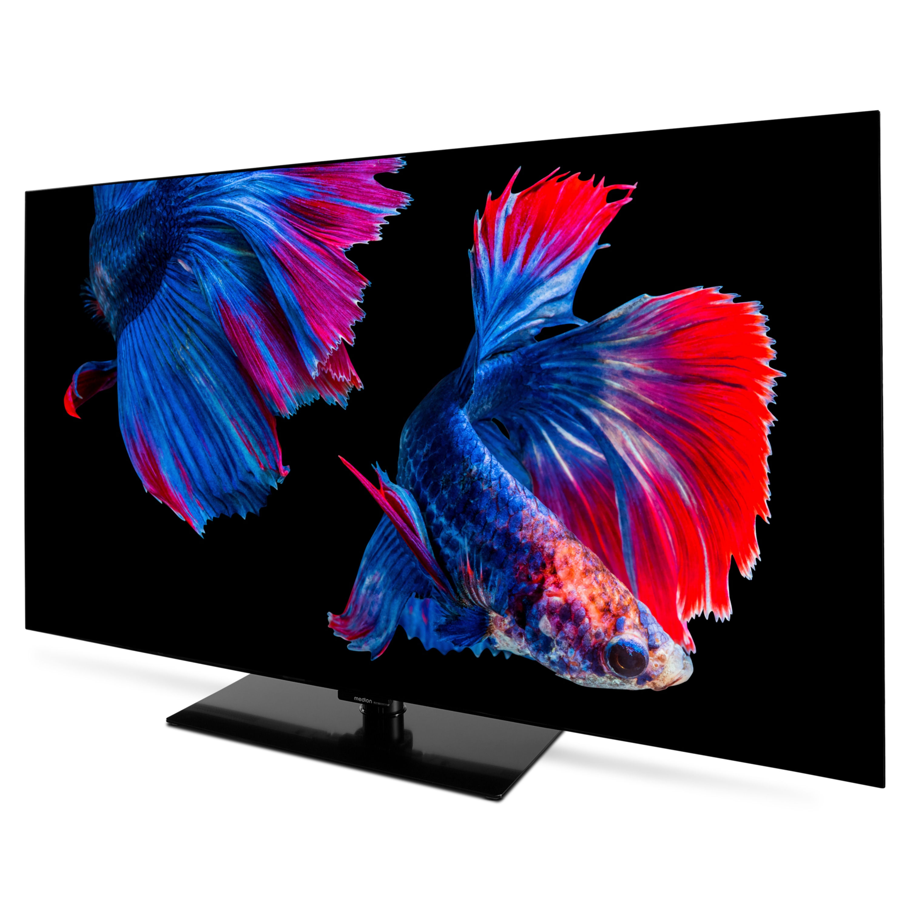 MEDION® LIFE X8552508 (MD 855901) OLED TiVo Smart-TV, 138,8 cm (55'') Ultra HD Display, HDR, Dolby Vision®, MEMC, Micro Dimming, PVR ready, TiVo Medienportal, NETFLIX, Amazon Prime Video App, Bluetooth®