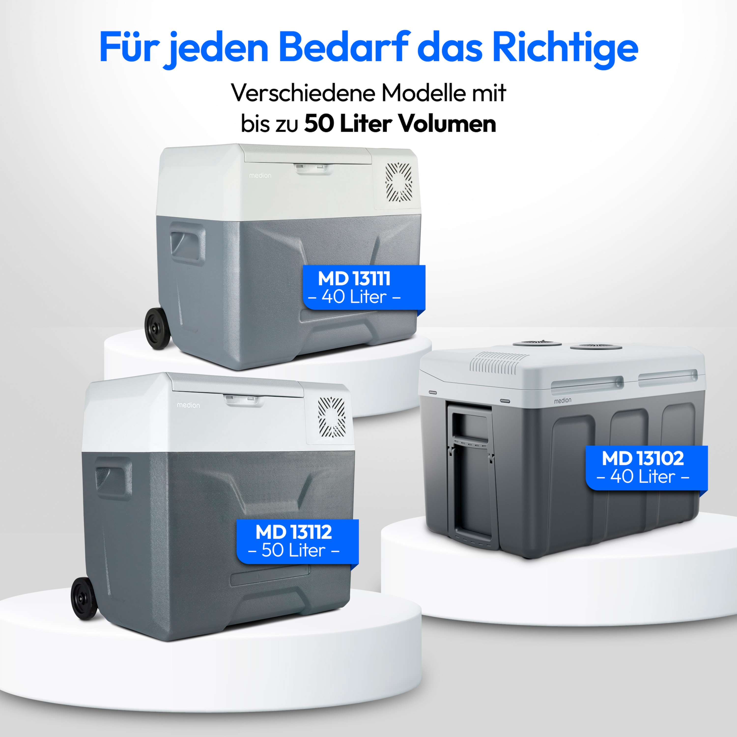 MEDION® LIFE Kühlbox mit Wärmefunktion MD13011, Kühl und Warmhaltefunktion, 20 L Kapazität, 5V-USB-Anschluss,
