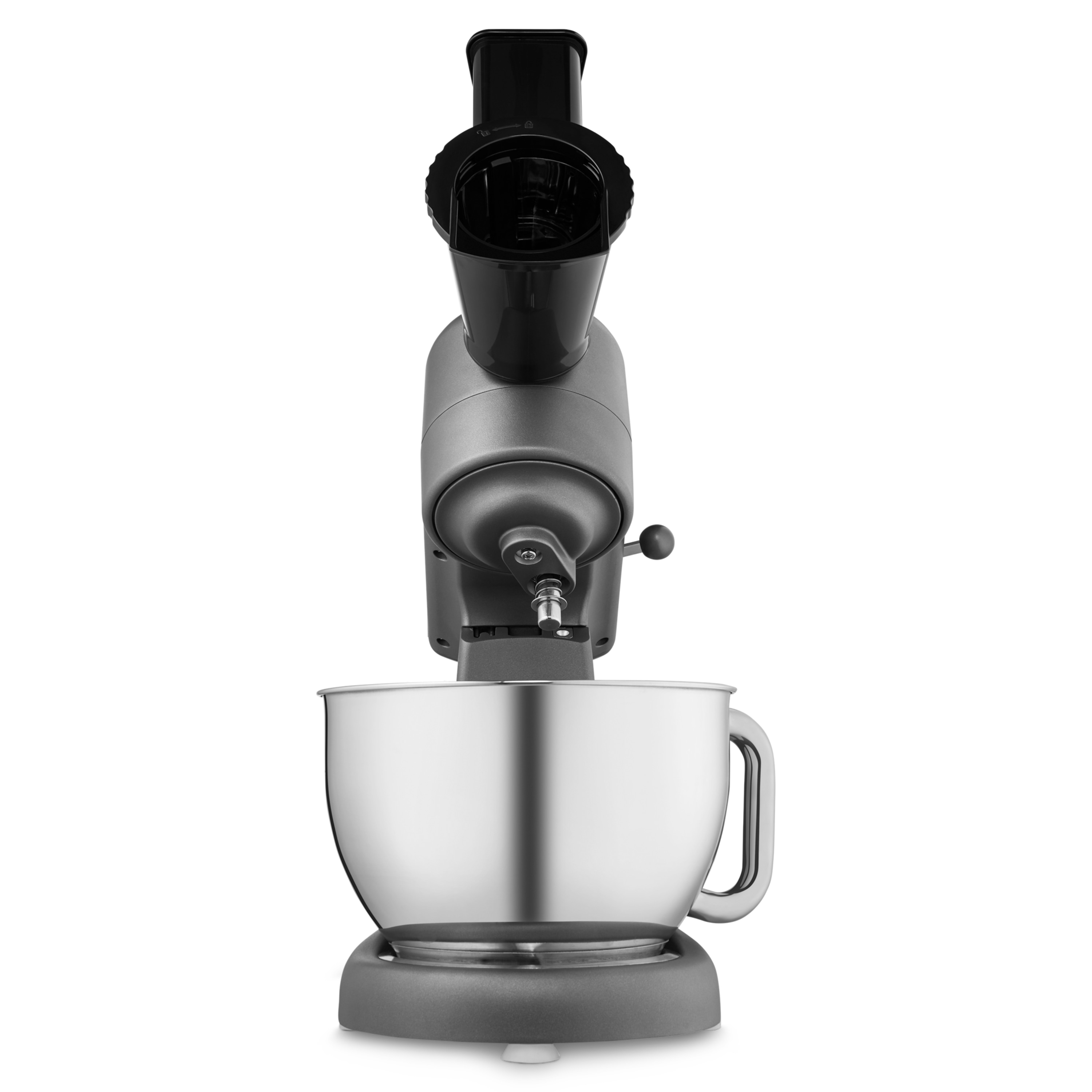 MEDION® LIFE Digitale Küchenmaschine MD12600, 800 W Gleichstrommotor, Energiesparend, Ultraleise, Digitales Sensor-Touch-Display, 4,6 L Edelstahlschüssel, Inkl. Fleischwolf