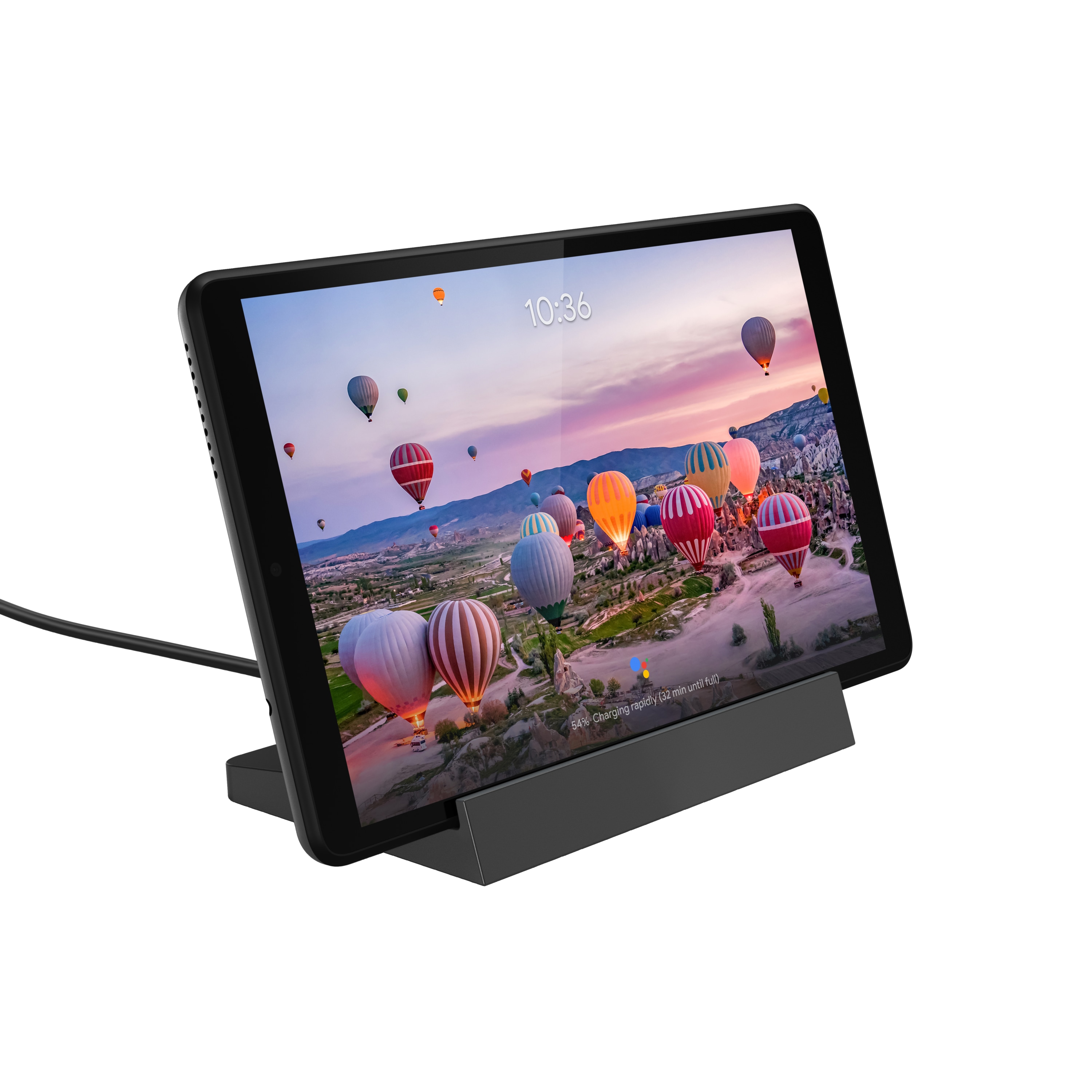 LENOVO Smart Tab M8 mit Smart Charging Station, 20,32 cm (8") HD IPS-Display, LTE, 32 GB interner Speicher, Google Assistant (Ambient Mode)